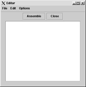 Empty SimHYMN Assembler Editor Window